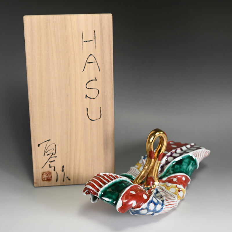 Lotus Leaf Ceramic Sculpture ー松田 百合子 "HASU"