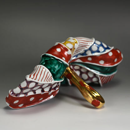 Lotus Leaf Ceramic Sculpture ー松田 百合子 "HASU"