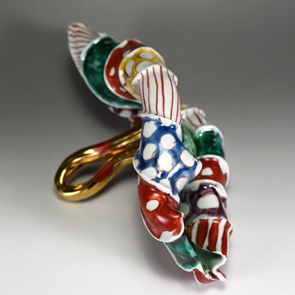 Lotus Leaf Ceramic Sculpture ー松田 百合子 "HASU"