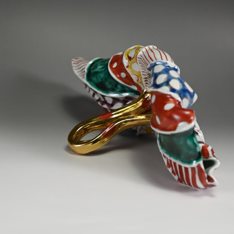 Lotus Leaf Ceramic Sculpture ー松田 百合子 "HASU"