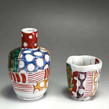 Playful Sake Set ー松田 百合子 "徳利" "盃"