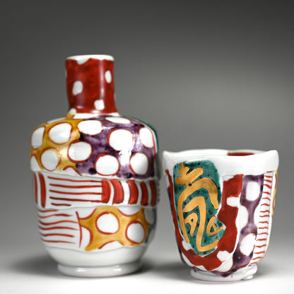 Playful Sake Set ー松田 百合子 "徳利" "盃"