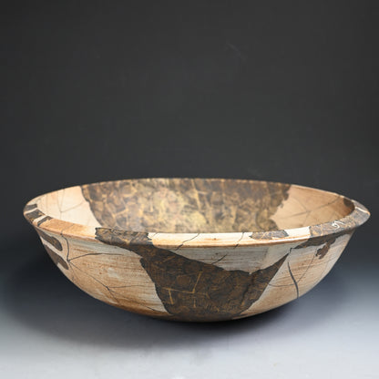 Massive Bowl w/ Pumpkin Vine Design ー三宅 洋司 “金彩窯文鉢”