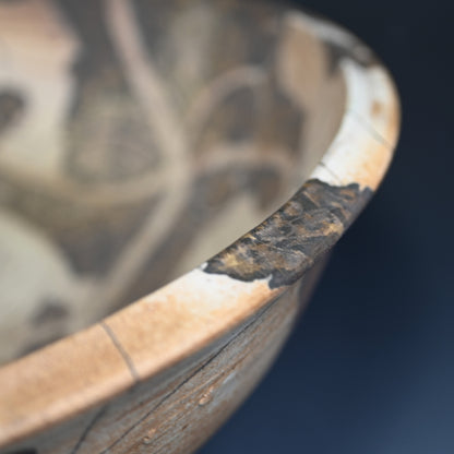 Massive Bowl w/ Pumpkin Vine Design ー三宅 洋司 “金彩窯文鉢”