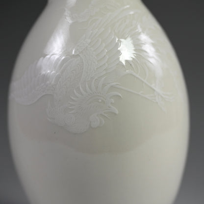 White Vase with Phoenix