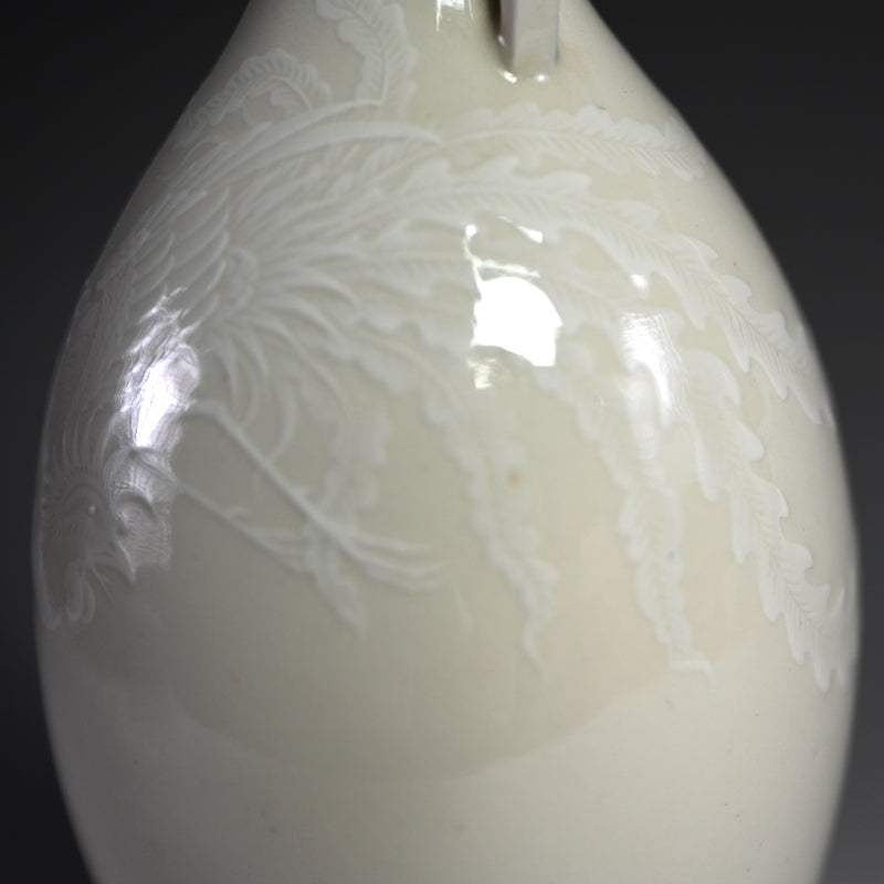 White Vase with Phoenix