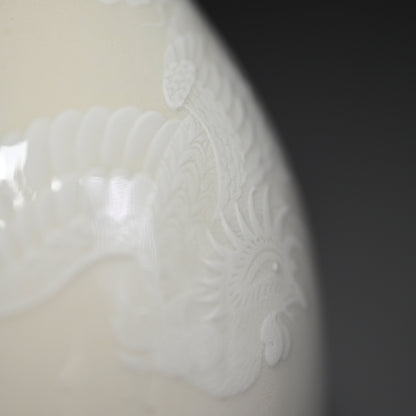 White Vase with Phoenix