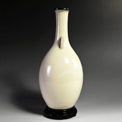 White Vase with Phoenix