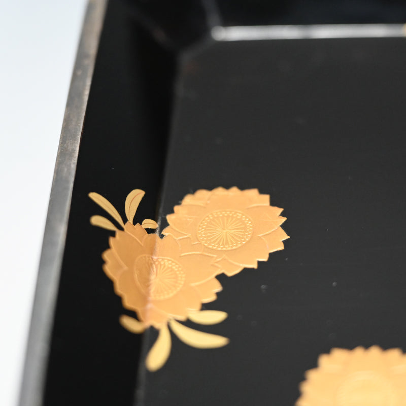 4 pc. Antique Japanese Lacquer Maki-e Box Set