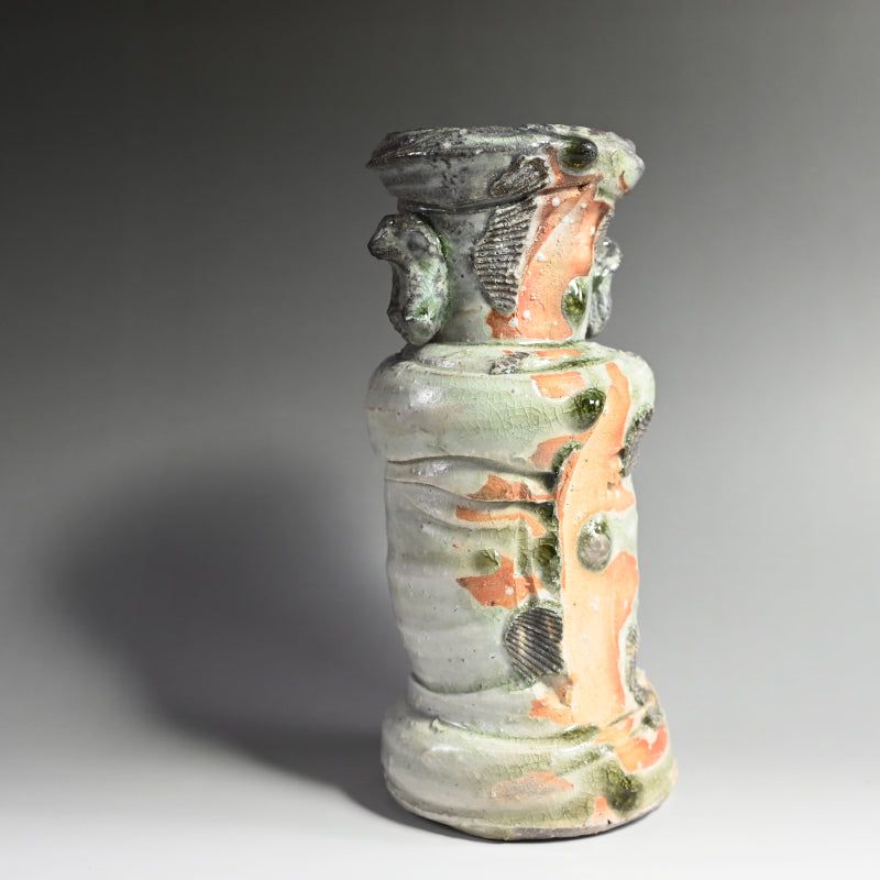 Classical Iga Vase ー新 歓嗣 "伊賀耳付花入"