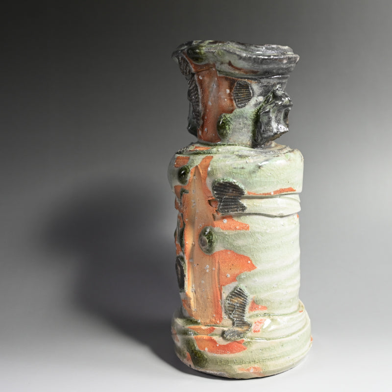 Classical Iga Vase ー新 歓嗣 "伊賀耳付花入"