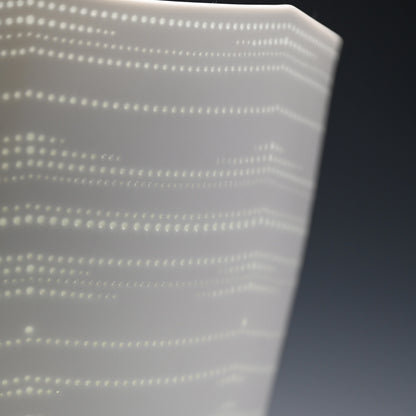 Exceptional Large Porcelain Vase ー新里明士 "光器"