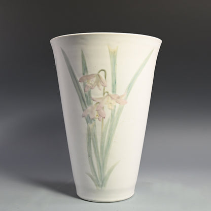 1936 Teiten Exhibited Banko Vase ー加賀 月華 “洋蘭口廣花瓶”