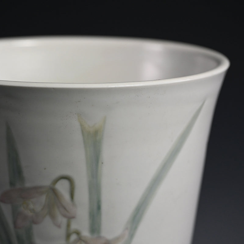 1936 Teiten Exhibited Banko Vase ー加賀 月華 “洋蘭口廣花瓶”