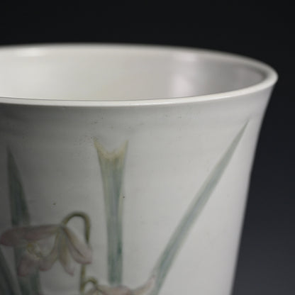 1936 Teiten Exhibited Banko Vase ー加賀 月華 “洋蘭口廣花瓶”