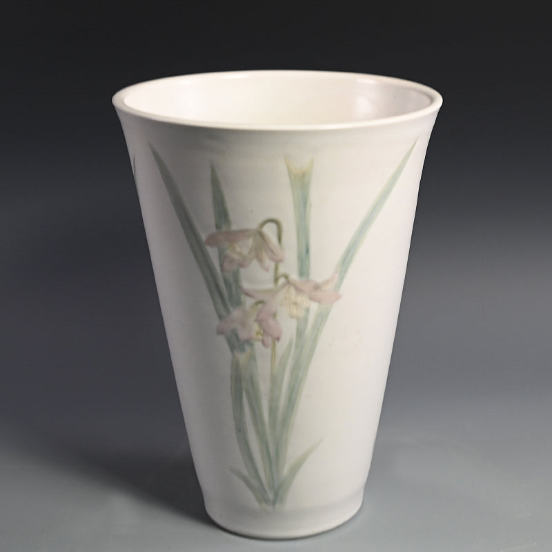 1936 Teiten Exhibited Banko Vase ー加賀 月華 “洋蘭口廣花瓶”