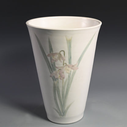 1936 Teiten Exhibited Banko Vase ー加賀 月華 “洋蘭口廣花瓶”