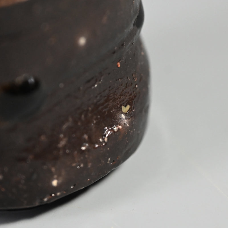 Black Bizen Guinomi ー大岩 智之 "ぐい吞"