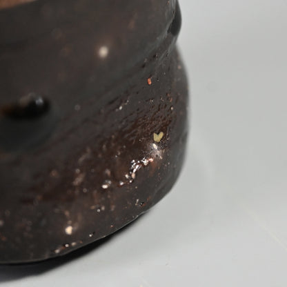 Black Bizen Guinomi ー大岩 智之 "ぐい吞"