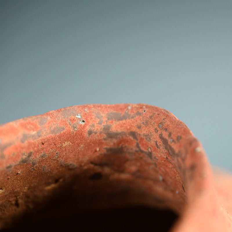 Contemporary Yakishime Vase ー大和 潔 “焼メ刻文花入”