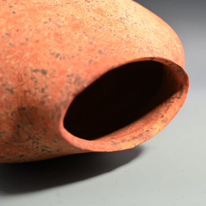 Contemporary Yakishime Vase ー大和 潔 “焼メ刻文花入”