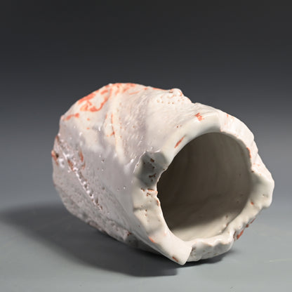 Exhibited Shino Vase ー室山 治郎 “志野花生”