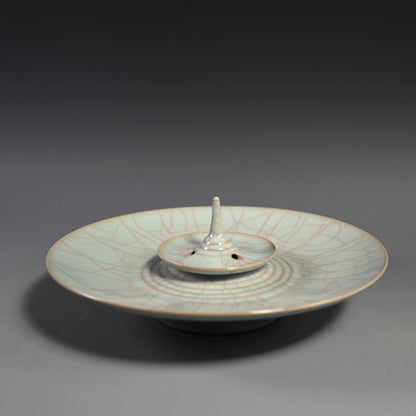 Celadon Koro Inense burner ー浦口 雅行 “青瓷香炉”
