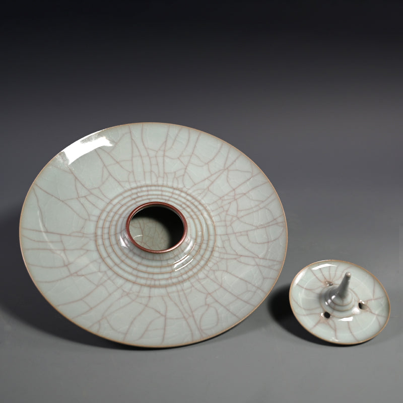 Celadon Koro Inense burner ー浦口 雅行 “青瓷香炉”