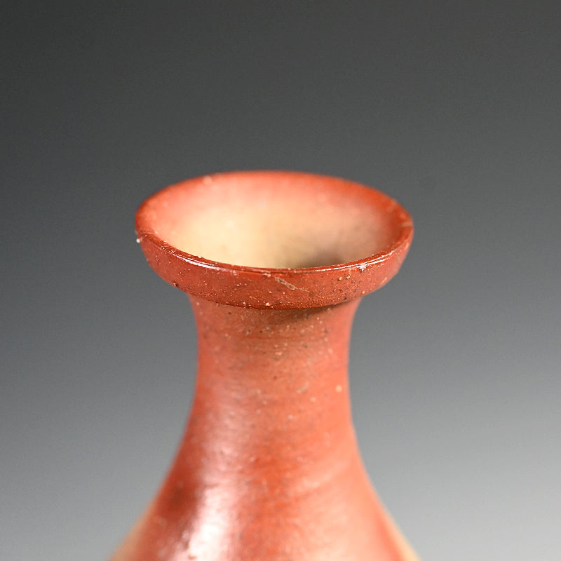 Exhibited Bizen Vase ー柴岡 紘一 “緋檸 襷尻張 徳利”