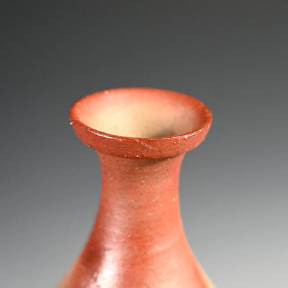 Exhibited Bizen Vase ー柴岡 紘一 “緋檸 襷尻張 徳利”