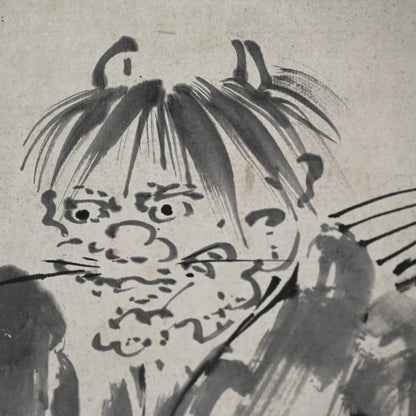 Oni in Priests Habit on Begging Rounds by Soryu