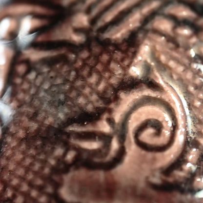 5 Lobed Bowl Attributed to Aoki Mokubei ー聾米 紫交趾梅花式鉢