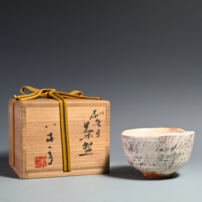 Sodeisha Founding Member Chawan Tea Bowl ー八木 一夫 "刷毛目茶盌"