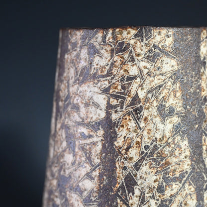 伝説のー和太守卑良による初期の花瓶「彩土杉文器」