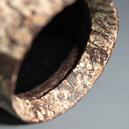 伝説のー和太守卑良による初期の花瓶「彩土杉文器」