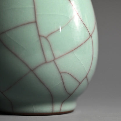 Magnificent Celadon Vase ー浦口 雅行 “青瓷花生”