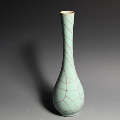 Magnificent Celadon Vase ー浦口 雅行 “青瓷花生”