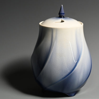 Yasokichi Koro Incense Burner ー四代 徳田 八十吉 “彩釉香炉”