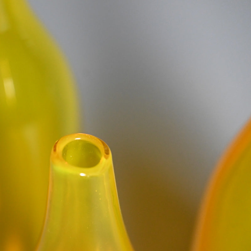 Glass Vase Set by Otaru Artist ー淺原 千代治 “ガラス瓶 風”