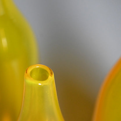 Glass Vase Set by Otaru Artist ー淺原 千代治 “ガラス瓶 風”