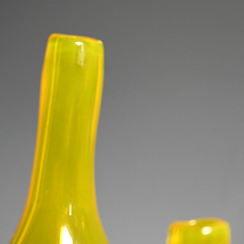 Glass Vase Set by Otaru Artist ー淺原 千代治 “ガラス瓶 風”
