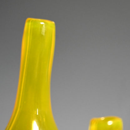 Glass Vase Set by Otaru Artist ー淺原 千代治 “ガラス瓶 風”
