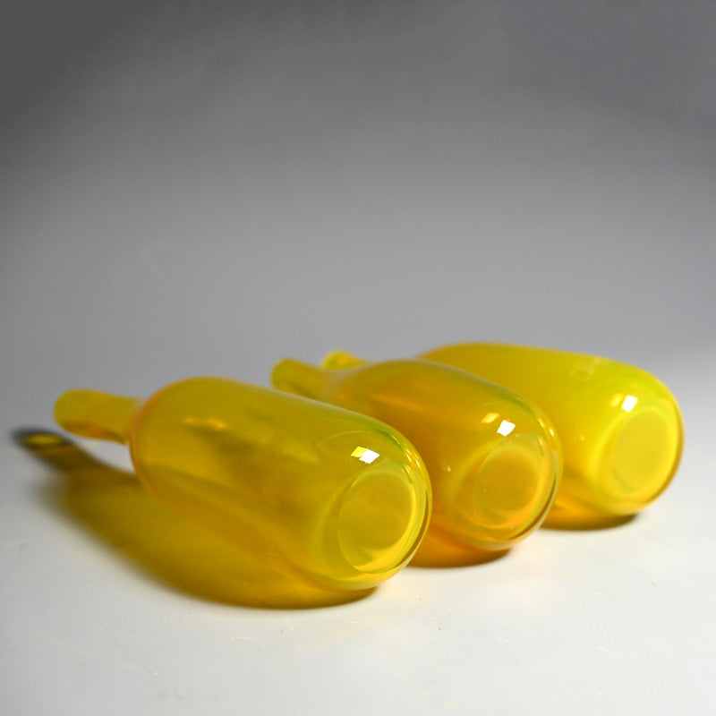 Glass Vase Set by Otaru Artist ー淺原 千代治 “ガラス瓶 風”