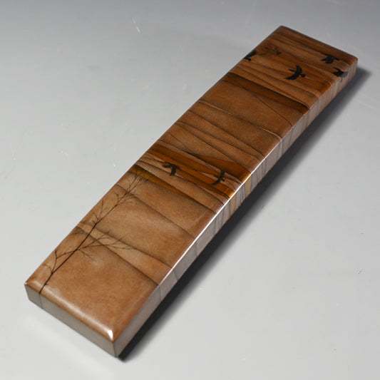 Japanese Lacquered Box, Tanzaku-ire by Kazuo