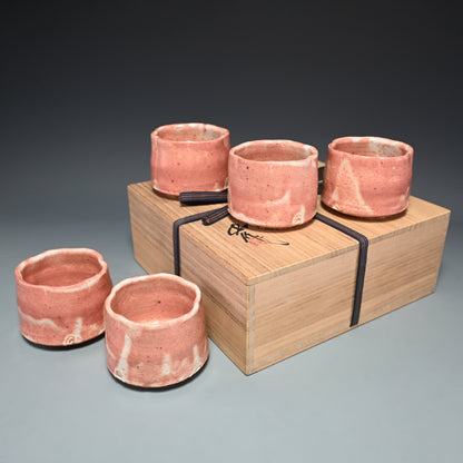 志野焼カップ ー山田和「志野向付」