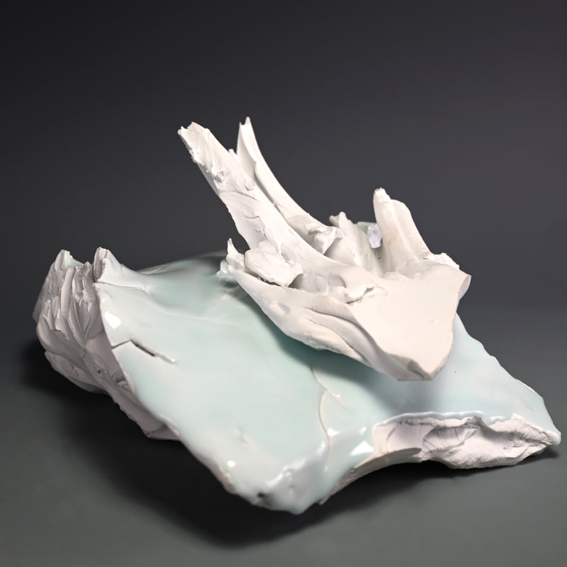 Porcelain Sculpture ー“FREEZE FLAME 1996”