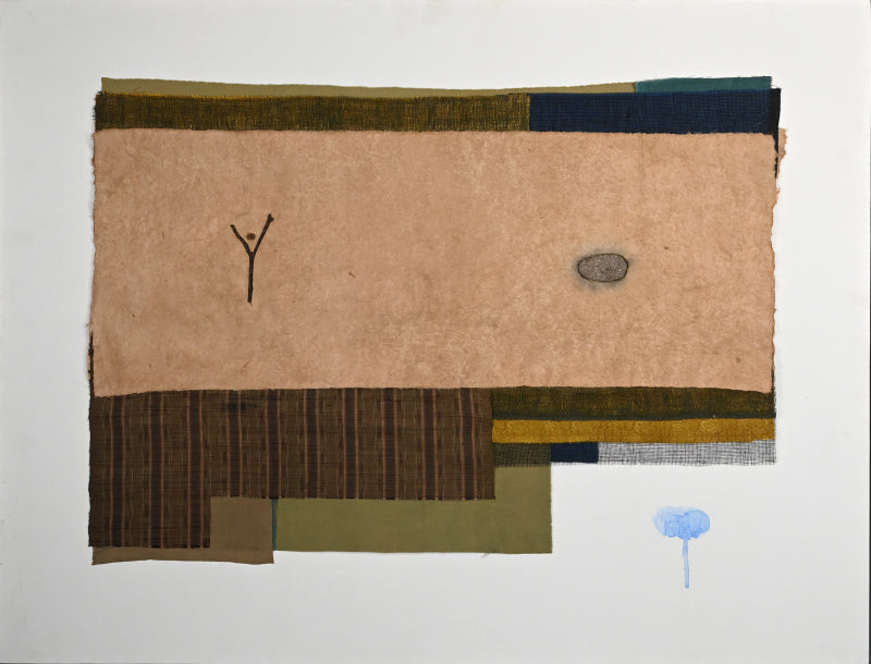 Mixed Media, 1986 ー井田 照一 “Two Elements in Corner of Garden-Love”