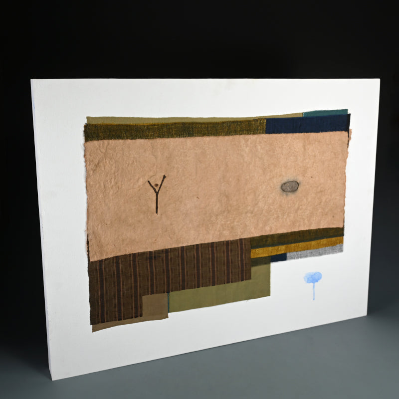 Mixed Media, 1986 ー井田 照一 “Two Elements in Corner of Garden-Love”
