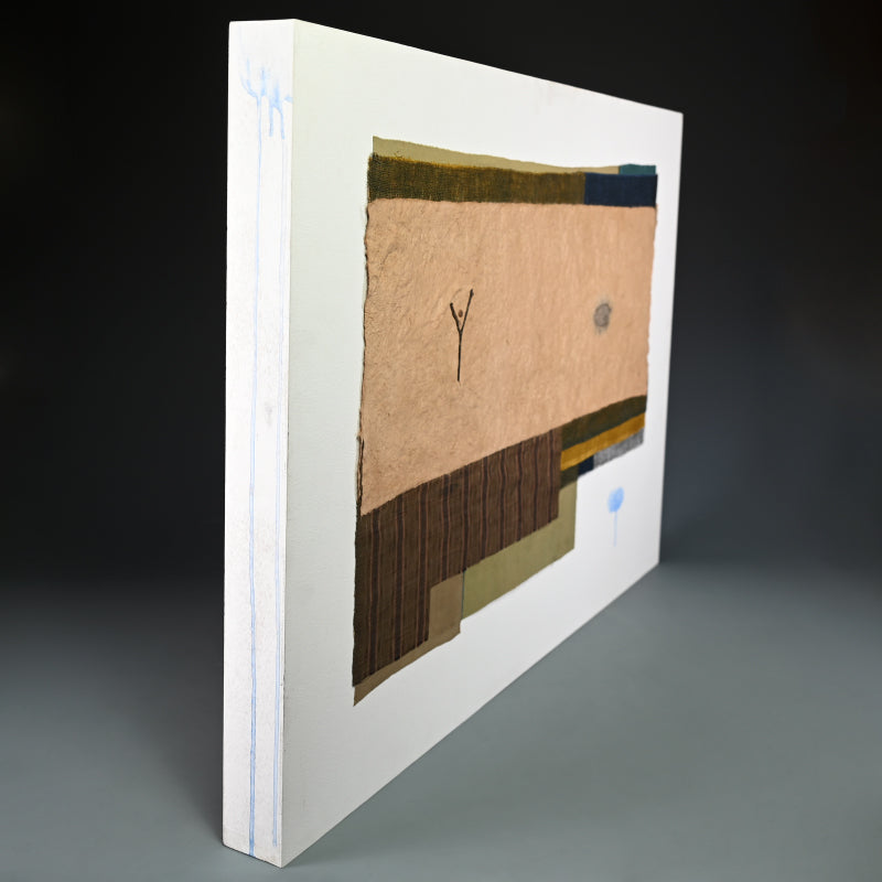 Mixed Media, 1986 ー井田 照一 “Two Elements in Corner of Garden-Love”