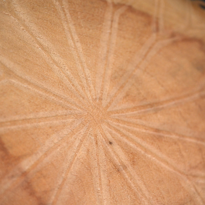 Incredible Antique Japanese Habon Carved Leaf Tray  ー蓮葉形　菓司盆